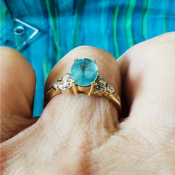 Neon Blue Appetite & 14K Gold - Picture 7 of 12